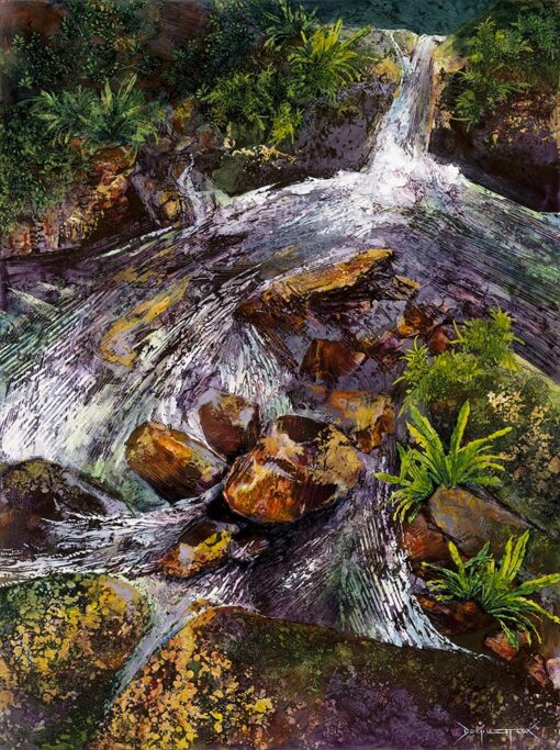 Rocks and Rivers Negative Painting Workshop September 13 and 14 2025